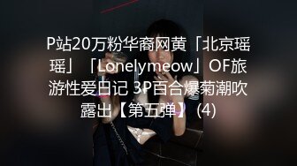 P站20万粉华裔网黄「北京瑶瑶」「Lonelymeow」OF旅游性爱日记 3P百合爆菊潮吹露出【第五弹】 (4)