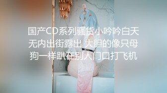 国产CD系列骚货小吟吟白天无内出街露出 大胆的像只母狗一样趴在别人门口打飞机