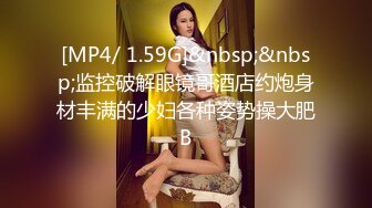 [MP4/ 1.59G]&nbsp;&nbsp;监控破解眼镜哥酒店约炮身材丰满的少妇各种姿势操大肥B