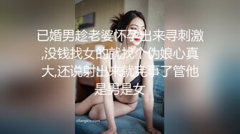 已婚男趁老婆怀孕出来寻刺激,没钱找女的就找个伪娘心真大,还说射出来就完事了管他是男是女