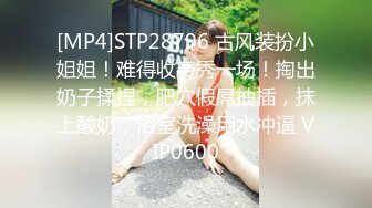 [MP4]STP28796 古风装扮小姐姐！难得收费秀一场！掏出奶子揉捏，肥穴假屌抽插，抹上酸奶，浴室洗澡用水冲逼 VIP0600