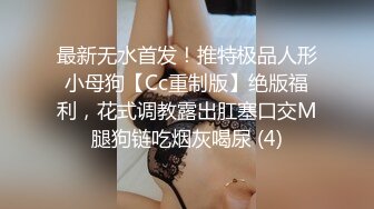 最新无水首发！推特极品人形小母狗【Cc重制版】绝版福利，花式调教露出肛塞口交M腿狗链吃烟灰喝尿 (4)