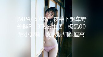 [MP4/ 570M] 夜幕下驱车野外群P，3飞夜生活，极品00后小萝莉，胸大腰细颜值高