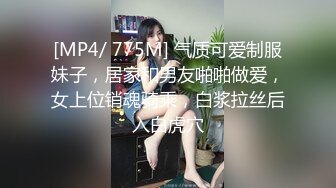 [MP4/ 775M] 气质可爱制服妹子，居家和男友啪啪做爱，女上位销魂骑乘，白浆拉丝后入白虎穴