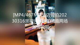 [MP4/467MB]酒店偷拍20230316黑裙肉丝少妇情趣两场 激情啪啪